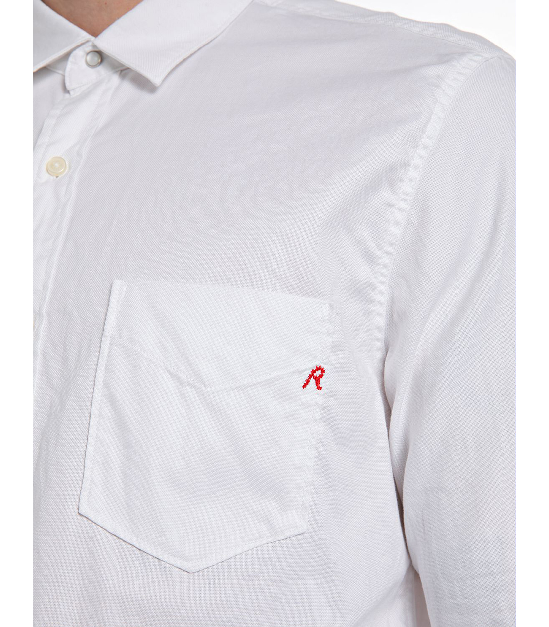 オックスフォードコットンシャツ 詳細画像 ホワイト 4